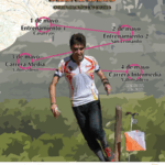 Cartel oficial de la Liga Norte 2025. Fechas de la competición, colaboradores y carreras. Organizado por el Club de Orientación de Navaleno.